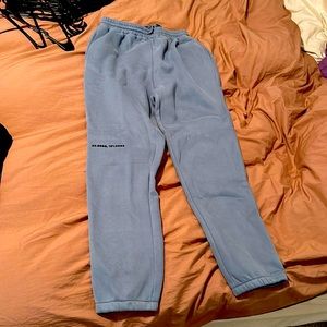 Meshki UNISEX steel blue joggers size LARGE
